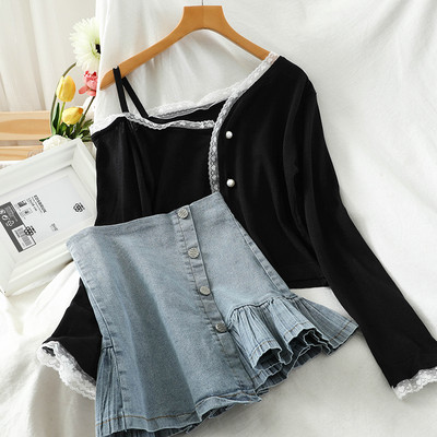 Ženski komplet iz dva dijela - suknja i bluza