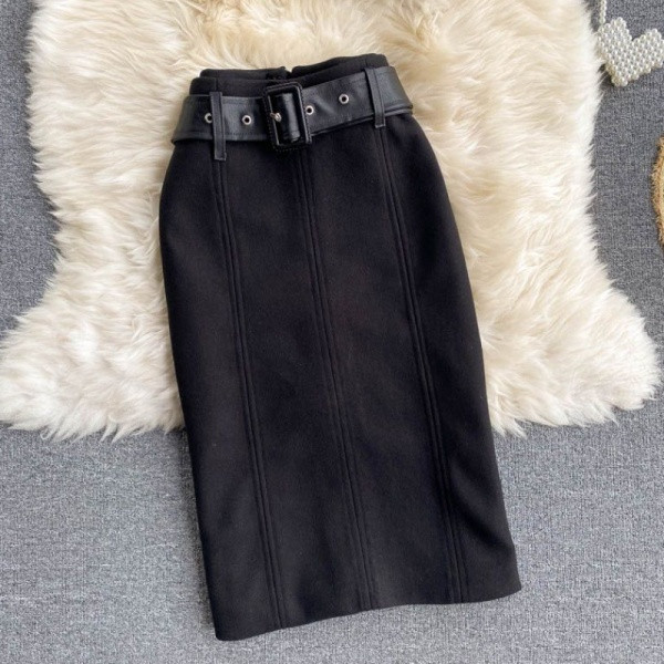 Naiste vabaaja komplekt vöö ja kõrge vöökohaga