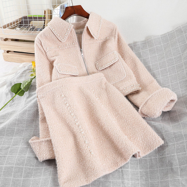 Uus mudel pärlitega naiste komplekt