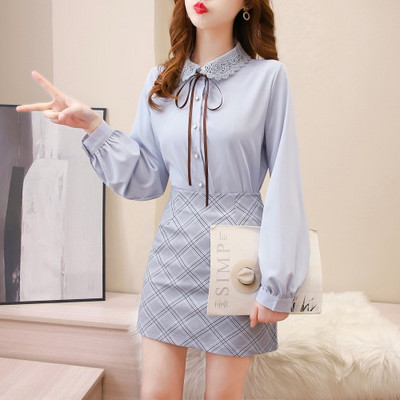 Uue mudeli naiste komplekt-särk ja seelik