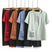 Naiste vabaaja komplekt tikandi ja taskuga