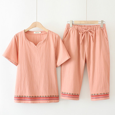 Naiste komplekt lipsude ja elastse vöökohaga