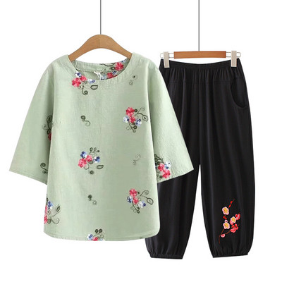 Naiste vabaaja komplekt tikandiga