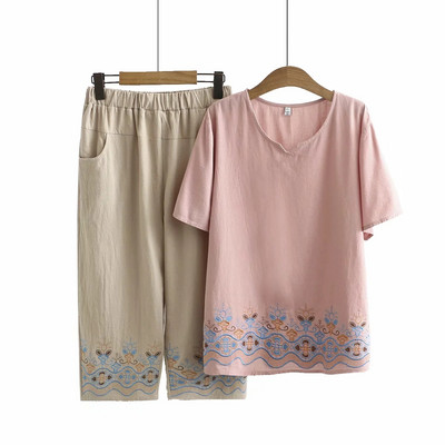 Νέο μοντέλο γυναικείο σετ με κέντημα - έως 4XL