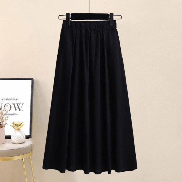 Naiste vabaaja komplekt dressipluusi ja väljalõigatud seelikuga