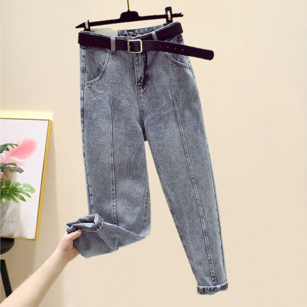 Set de dama model nou din doua parti - camasa si blugi