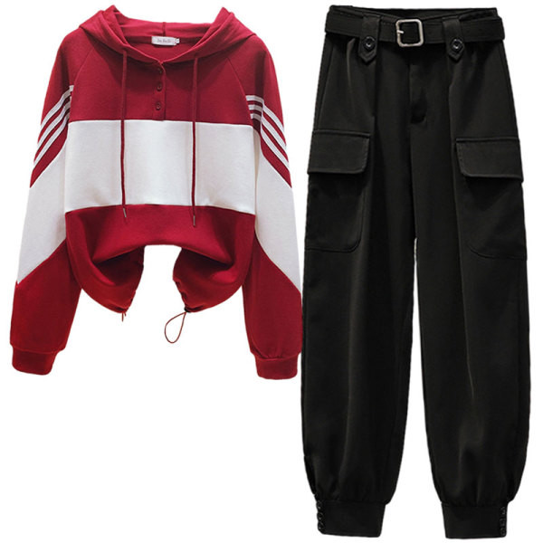 Sportlik igapäevane dressipluusi ja pükste komplekt