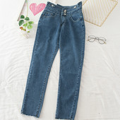 Moodsad kõrge vöökohaga naiste teksad