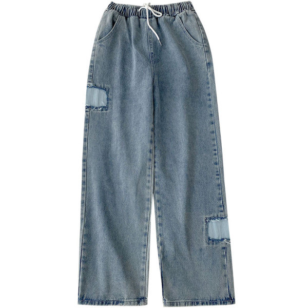 Дамски ежедневни дънки с ластична талия