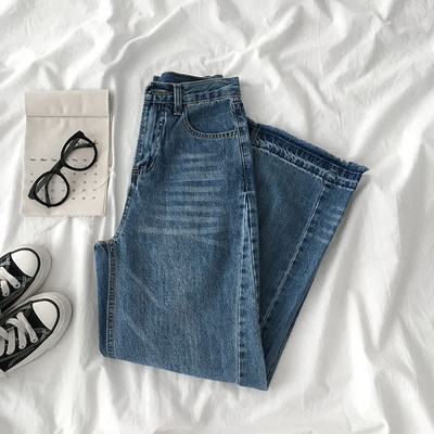 Naiste kõrge vöökohaga Charlestoni teksad