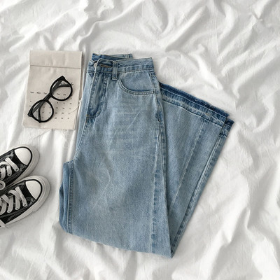 Naiste kõrge vöökohaga Charlestoni teksad