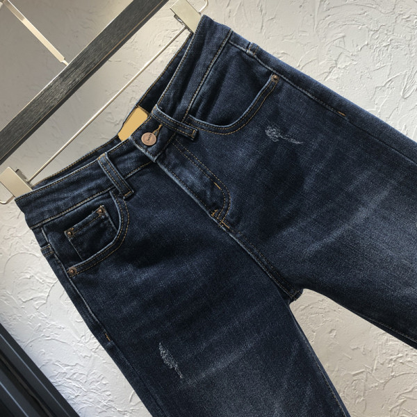 Naiste vabaajateksad sinised taskute ja kõrge vöökohaga