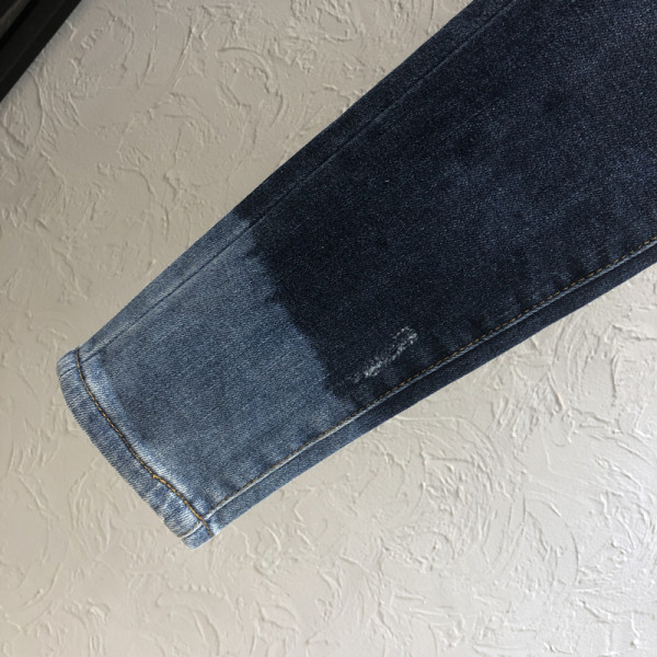 Naiste vabaajateksad sinised taskute ja kõrge vöökohaga