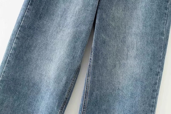 Lai ilma allääreta naiste teksapükste mudel