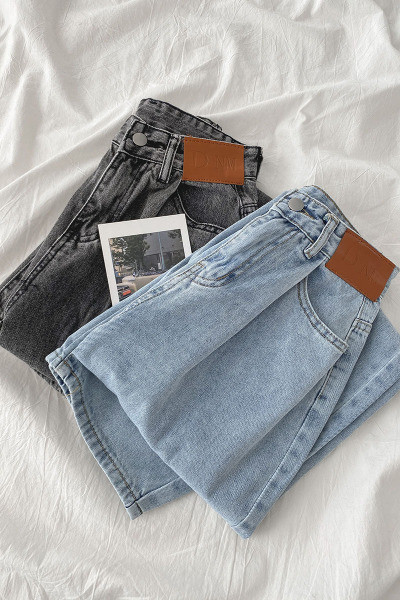 Kahes värvitoonis vabaaja naiste laiad teksad