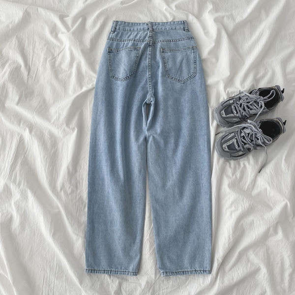 Kahes värvitoonis vabaaja naiste laiad teksad