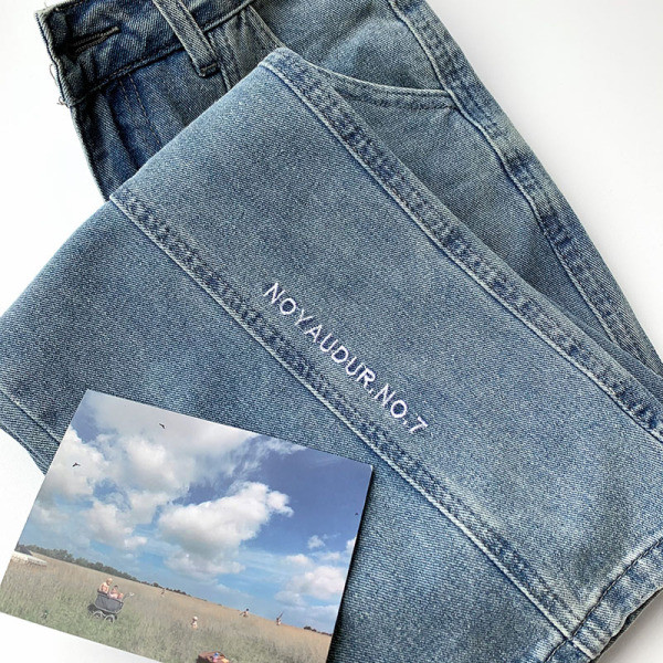 Γυναικείο casual τζιν  - φαρδύ μοντέλο