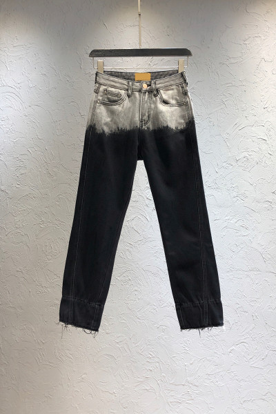 Naiste vabaaja teksad taskutega - sirge mudel