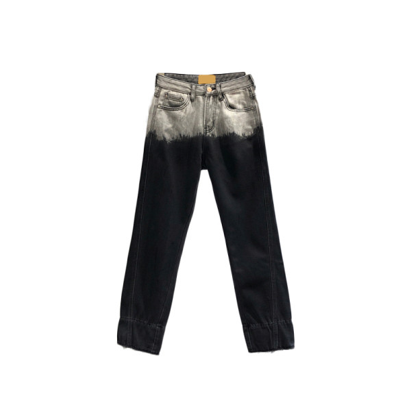 Naiste vabaaja teksad taskutega - sirge mudel