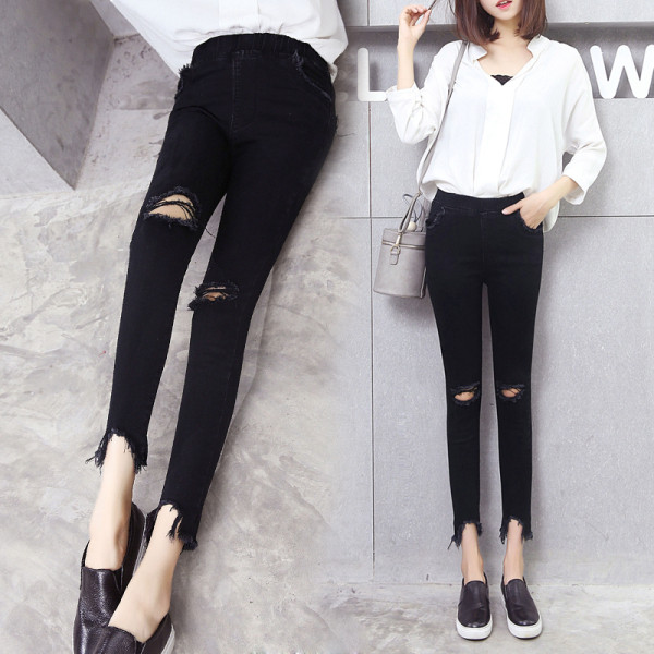 Rebenenud motiiviga naiste teksad - must ja sinine