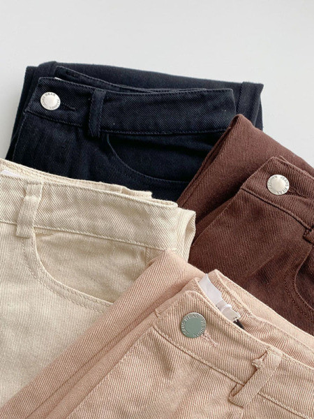 Модерни дамски дънки с висока талия-в четири цвята