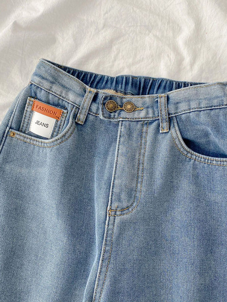 Ženske zimske traperice s toplom postavom