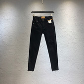 Дамски дънки - Slim модел в черен цвят