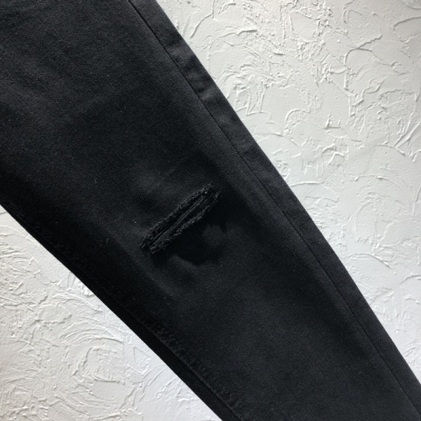 Дамски дънки - Slim модел в черен цвят 