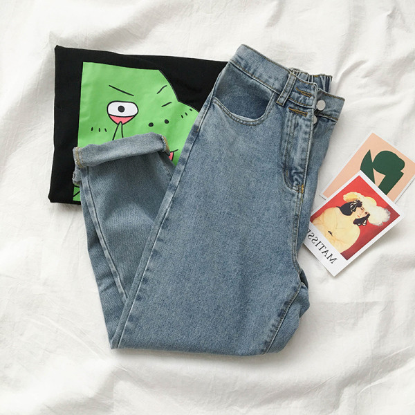 Naiste vabaaja teksapükste mudel