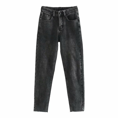 Γυναικείο τζιν ίσιο μοντέλο σε μπλε χρώμα