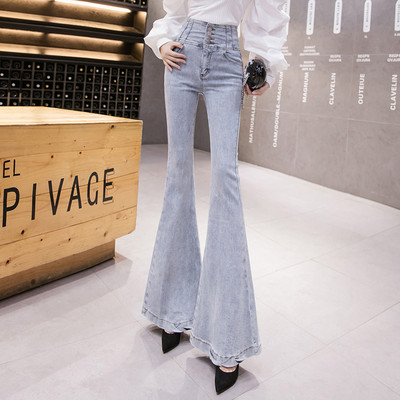 Γυναικεία τζιν με υψηλή μέση 