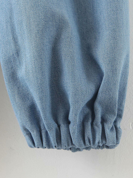 Casual φαρδιά τζιν με ελαστικό στη μέση και τους αστραγάλους