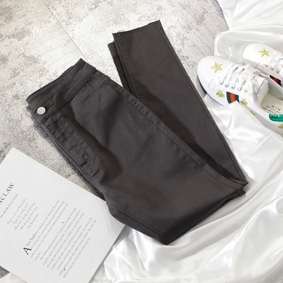 Λεπτό τζιν κλασικό μοντέλο με ψηλή μέση