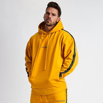 Ανδρικό καθημερινό φούτερ με απλό μοντέλο με επιγραφή