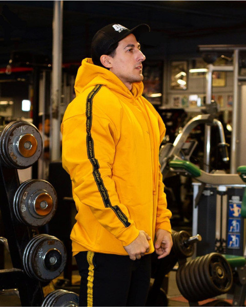 Ανδρικό καθημερινό φούτερ με απλό μοντέλο με επιγραφή