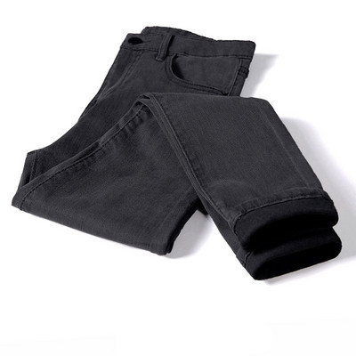 Дамски дънки Slim модел с джобове