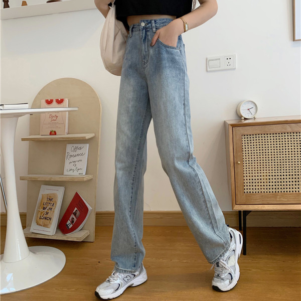 Φαρδύ μοντέλο γυναικεία τζιν μακρύ μοντέλο