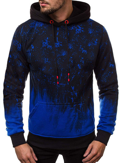 Moodne ilma kinnituseta mustriga meeste dressipluus