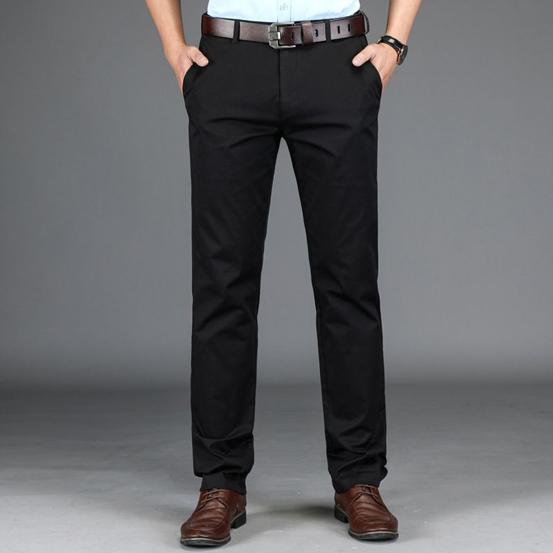 Meeste pikkade pükste tavaline taskutega mudel