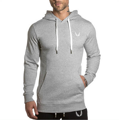 Ανδρικό  φούτερ με κουκούλα και κορδόνια