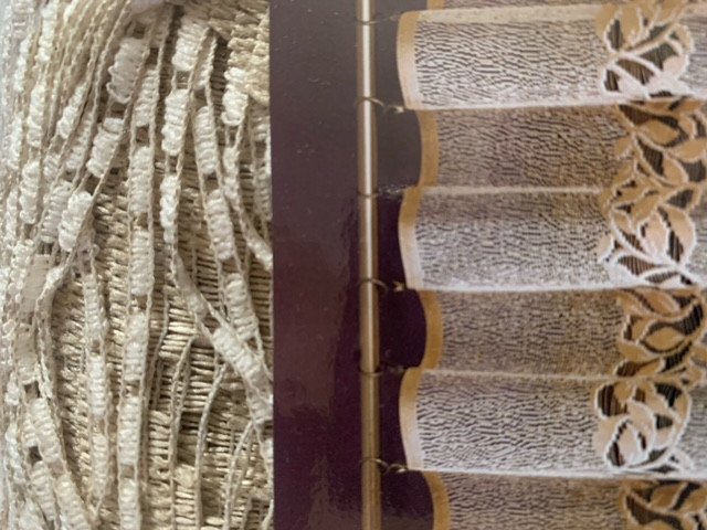 Перде дантела с ширит лента Wisan Martina, E 310, 300x150 cm, 100% Полиестер, Златист