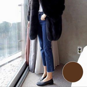 Moodsad kõrge vöökohaga naiste teksad pikkusega -9/10