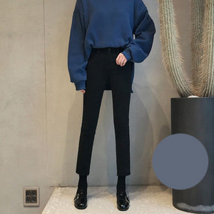 Moodsad kõrge vöökohaga naiste teksad pikkusega -9/10