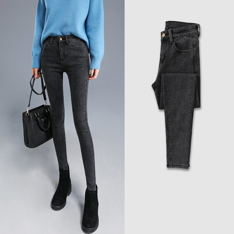 Дамски пролетни дънки втален модел 