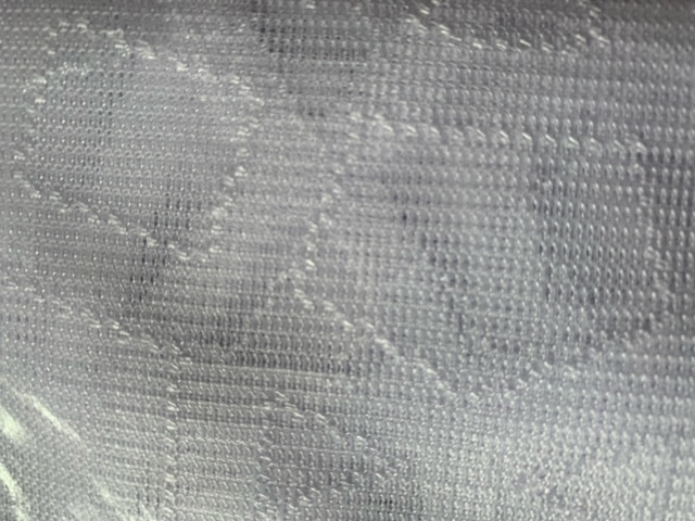 Комплект 2 готови пердета за прозорец и врата дантела с пришита ширит лента, Wisan, 300 x 160 cm + 150 x 250 cm, 100 % Полиестер, Бял цвят