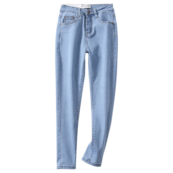 Απλό μοντέλο γυναικείου τζιν casual με τσέπη μοτίβα