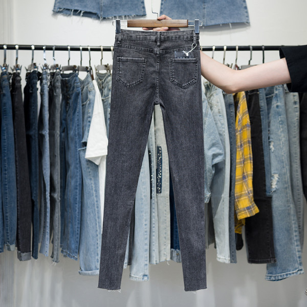 Νέο μοντέλο γυναικεία τζιν με τρουξ και ψηλή μέση