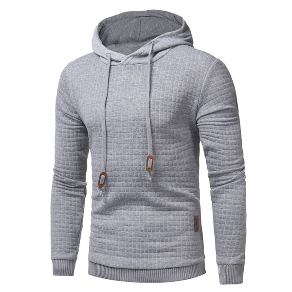 Muški ležerni sweatshirt jednobojni model bez kopčanja