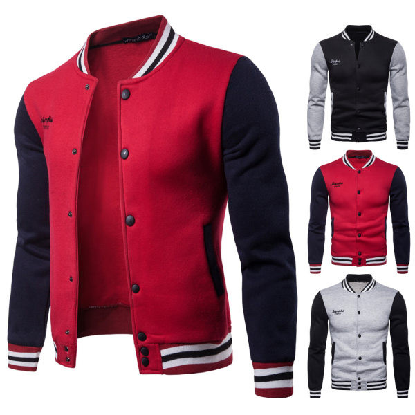 Ανδρικό φούτερ κλασικό μοντέλο με κουμπιά και τσέπες