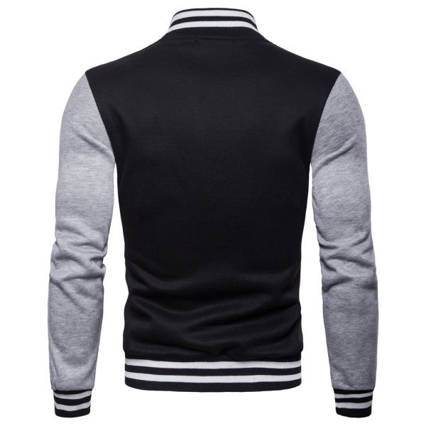 Ανδρικό φούτερ κλασικό μοντέλο με κουμπιά και τσέπες